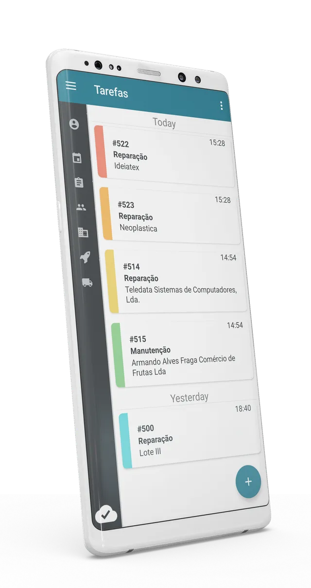 Aplicação móvel TitanTasks